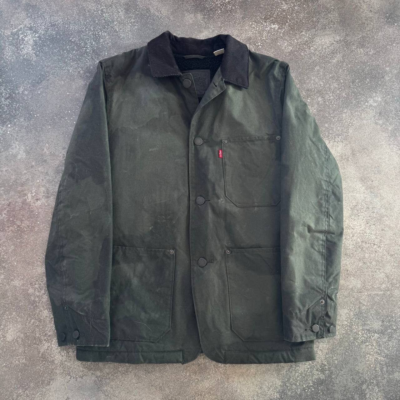 Levi's Levis x Halley Stevensons Vintage Rare Waxed Cotton Jacket Size US S / EU 44-46 / 1 - 1 Thumbnail