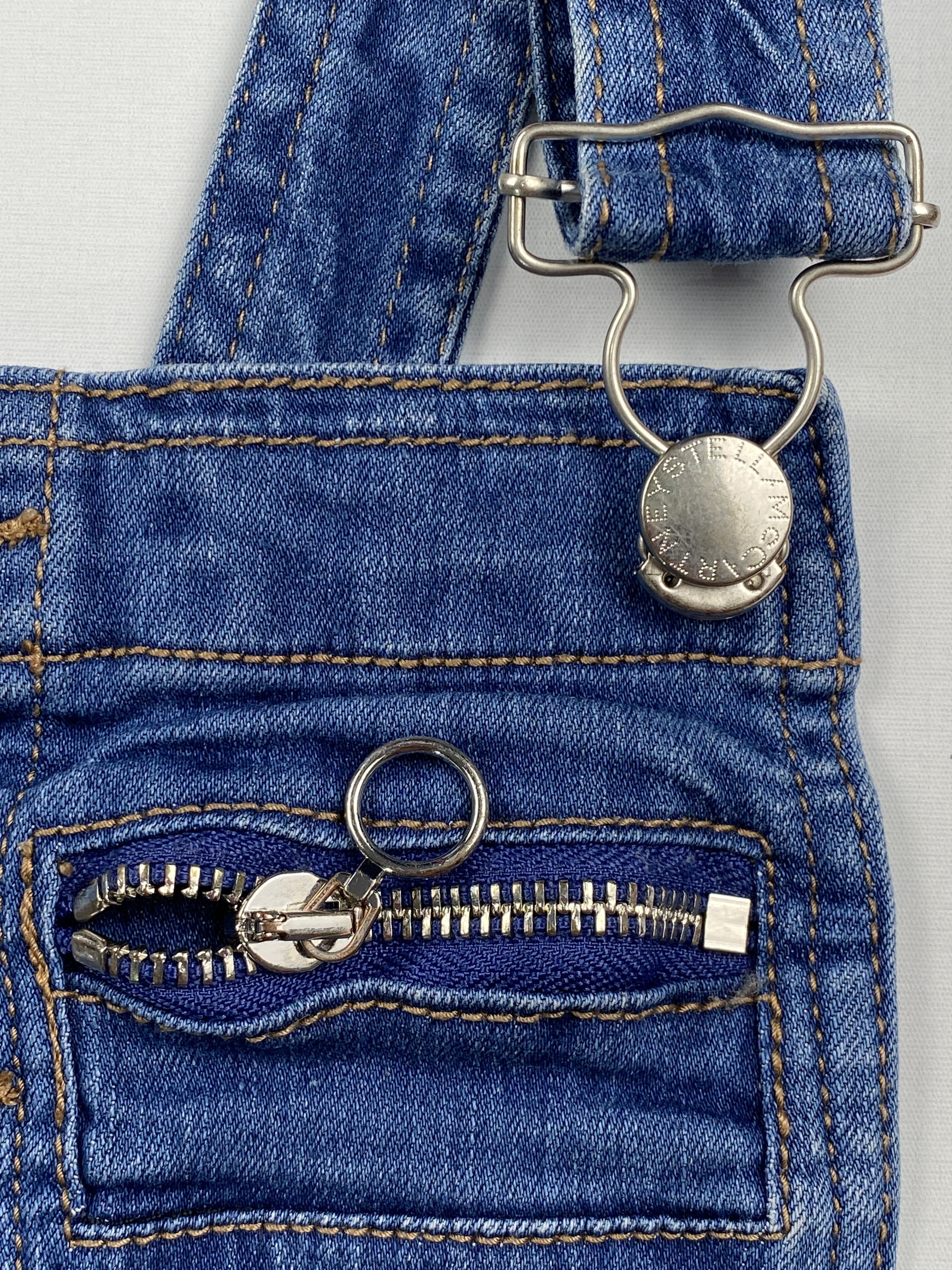 Stella McCartney Denim Dungarees Size 25" / US 0 / IT 36 - 7 Thumbnail
