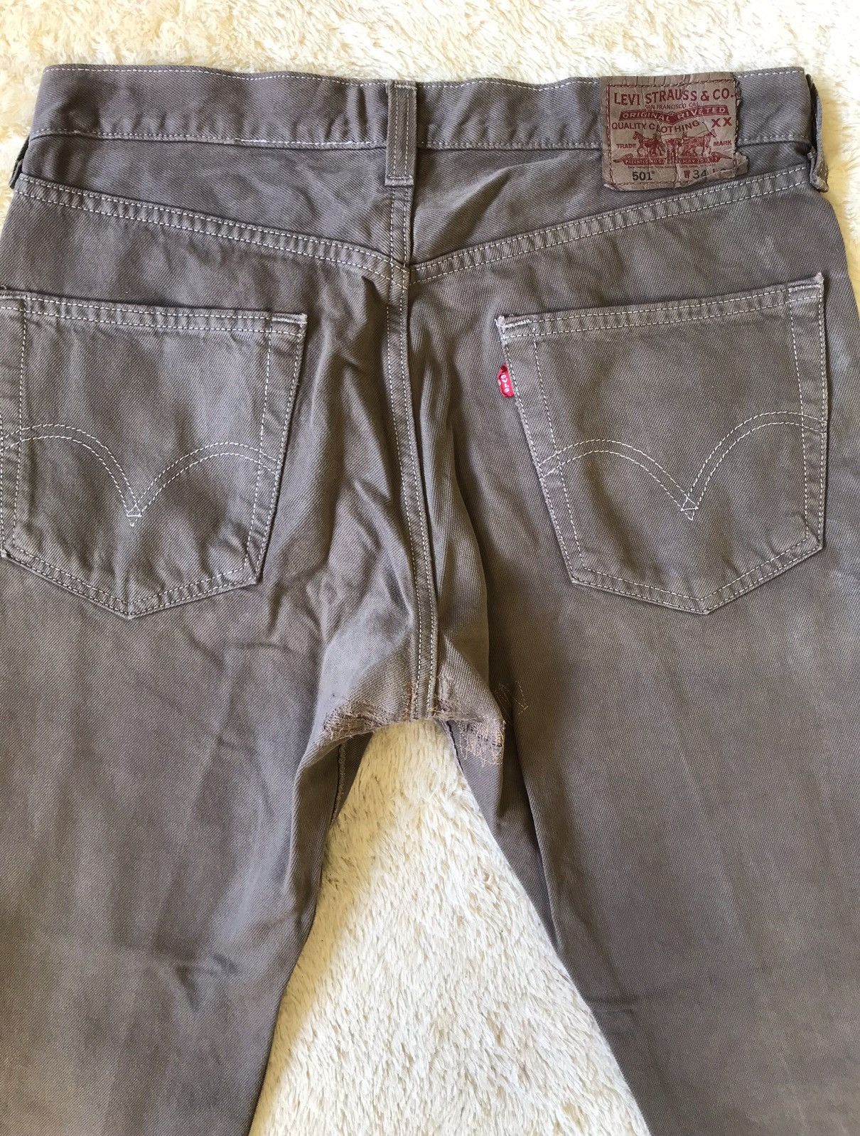 Levi's × Vintage Vintage 80s Levi’s Brown Denim Jeans Size US 32 / EU 48 - 8 Thumbnail
