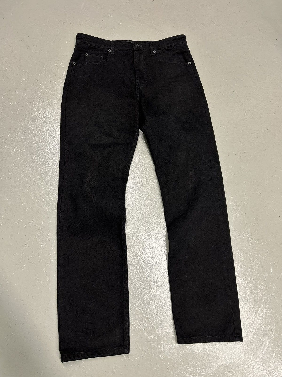 Balenciaga black straight leg jeans