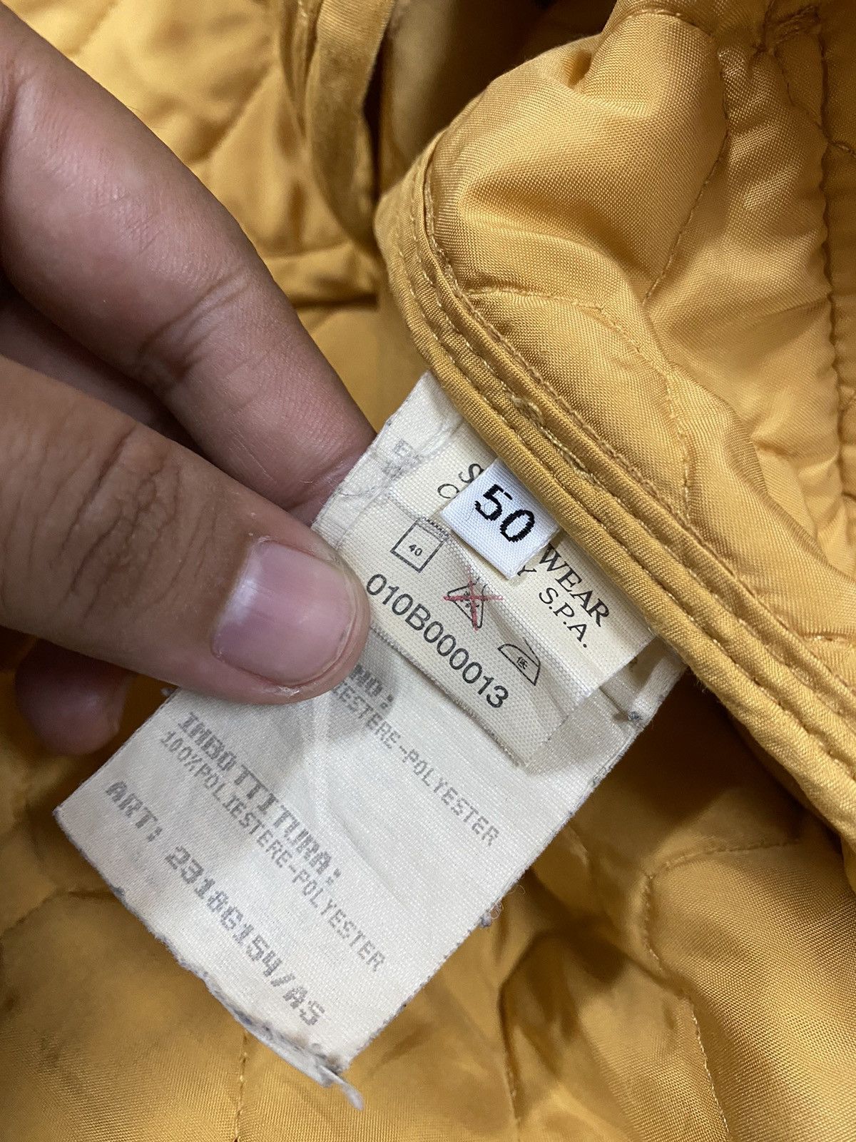 C.P. Company A/W1995🔥C.P Company Quilted Vest Zipper Jacket Size 50R - 12 Thumbnail