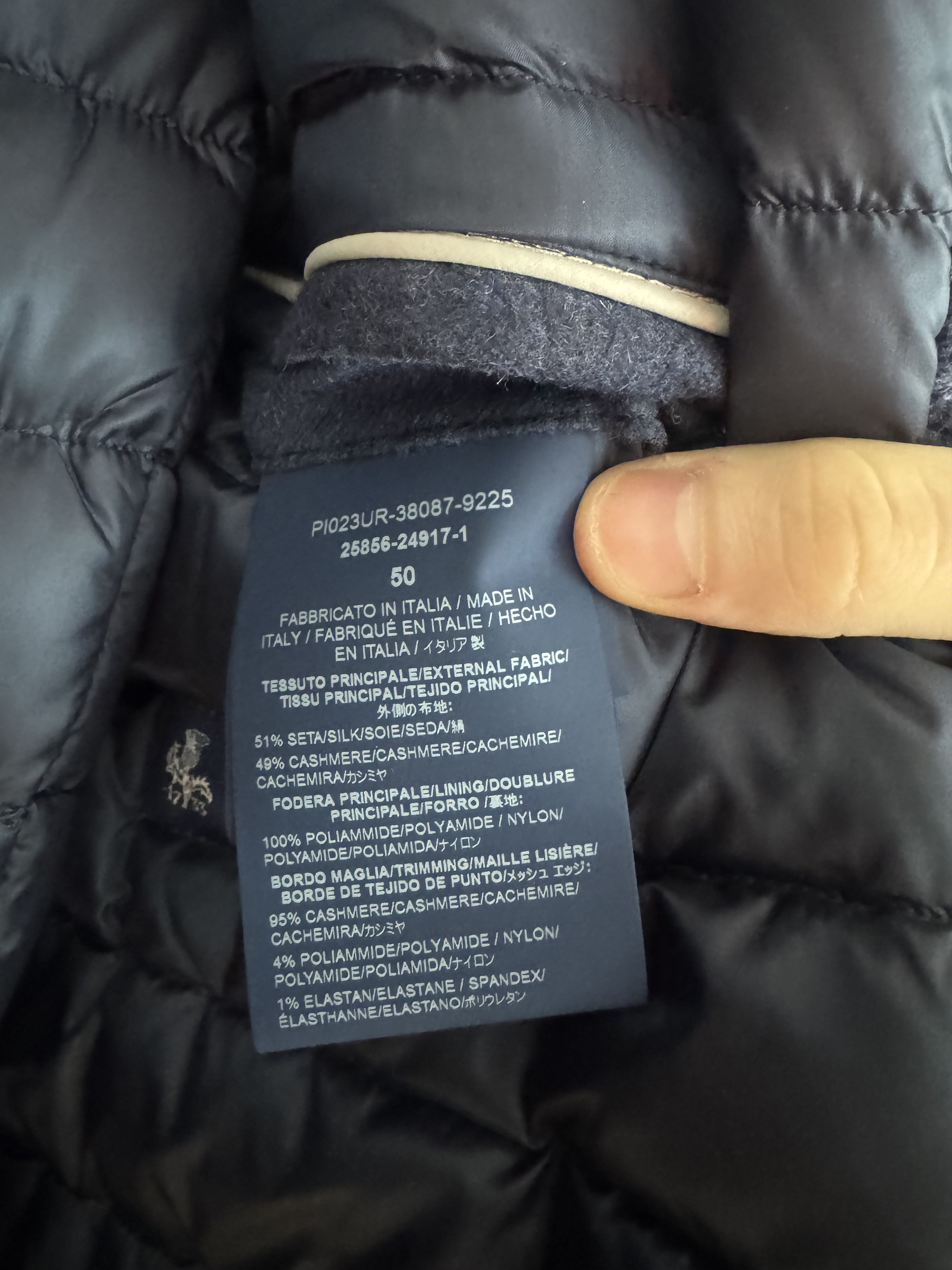 Herno Navy Silk / Cashmere Blend Vest Size US M / EU 48-50 / 2 - 5 Thumbnail