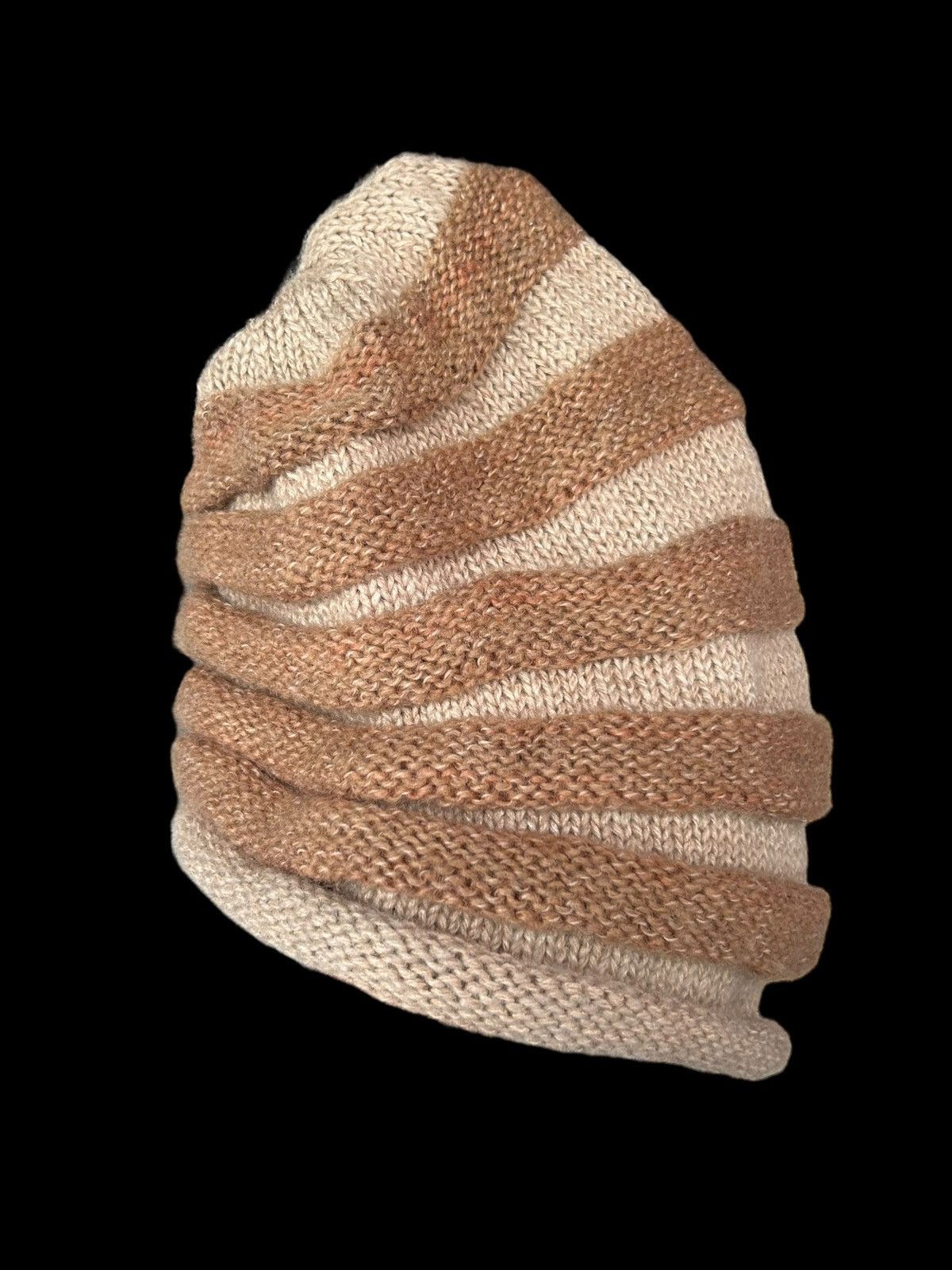 Japanese Brand × Kapital × Vintage Crochet Knitted Japanese Style Rare Design big Beanie Hats 🎌 Size ONE SIZE - 1 Thumbnail