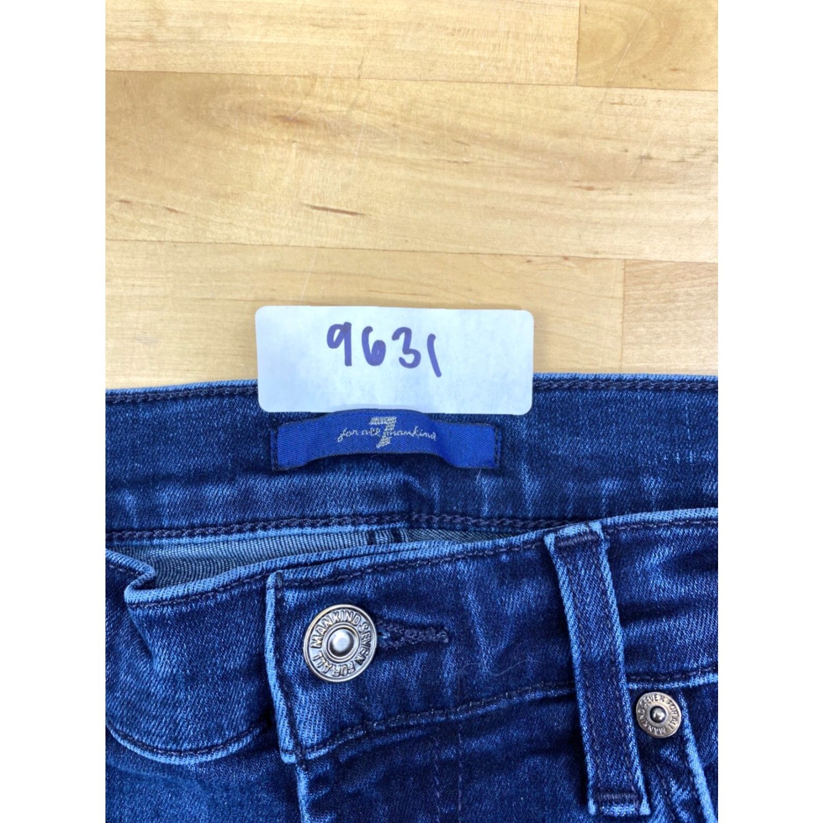 7 For All Mankind 7 for all Mankind Jeans Womens 28 Blue Skinny Stretch Casual Modern Size 28" / US 6 / IT 42 - 3 Thumbnail