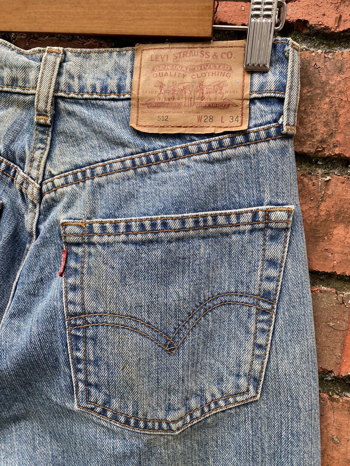 Levi's × Levi's Vintage Clothing × Vintage W27x34 vintage levi's 512 made in Philipines Size 27" / US 4 / IT 40 - 5 Thumbnail