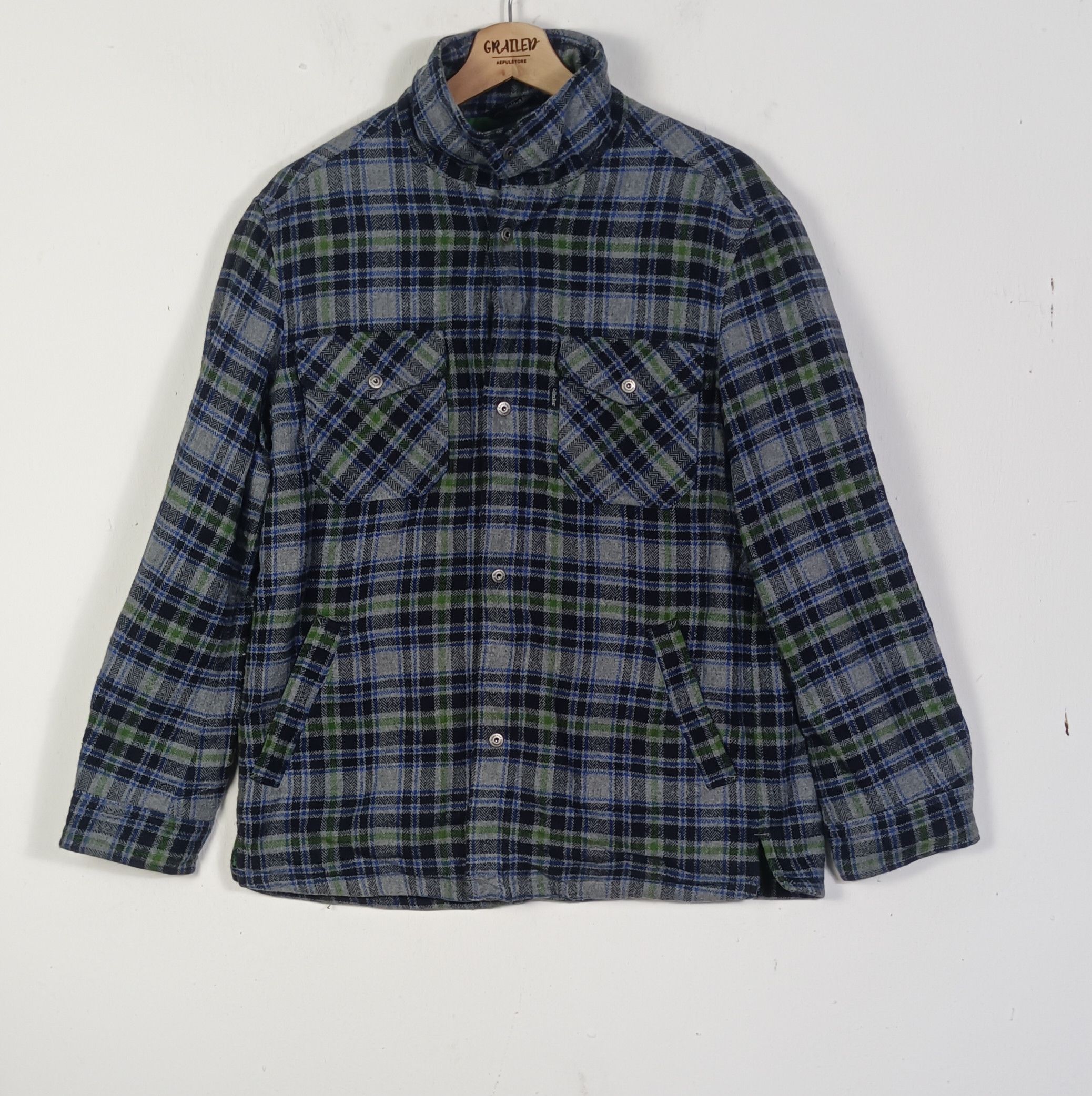 Golden Bear Vintage 90s🔥 Golden Bear Flannel Shirt Jacket Size US M / EU 48-50 / 2 - 2 Thumbnail