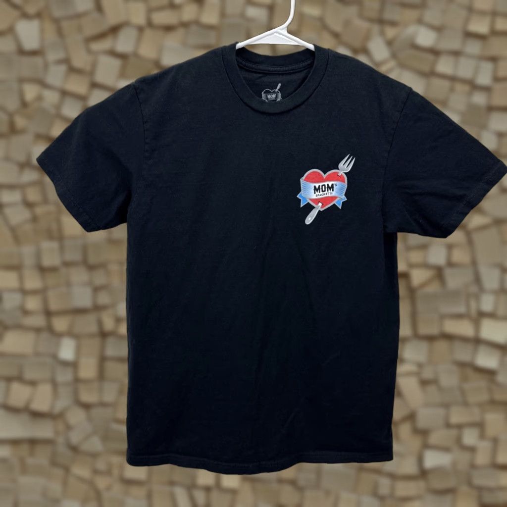 Vintage VINTAGE MOMS SPAGHETTI Eminem Tattoo Heart Shirt Adult Medium Black Graphic Print Hip Hop Mens Size US M / EU 48-50 / 2 - 1 Thumbnail