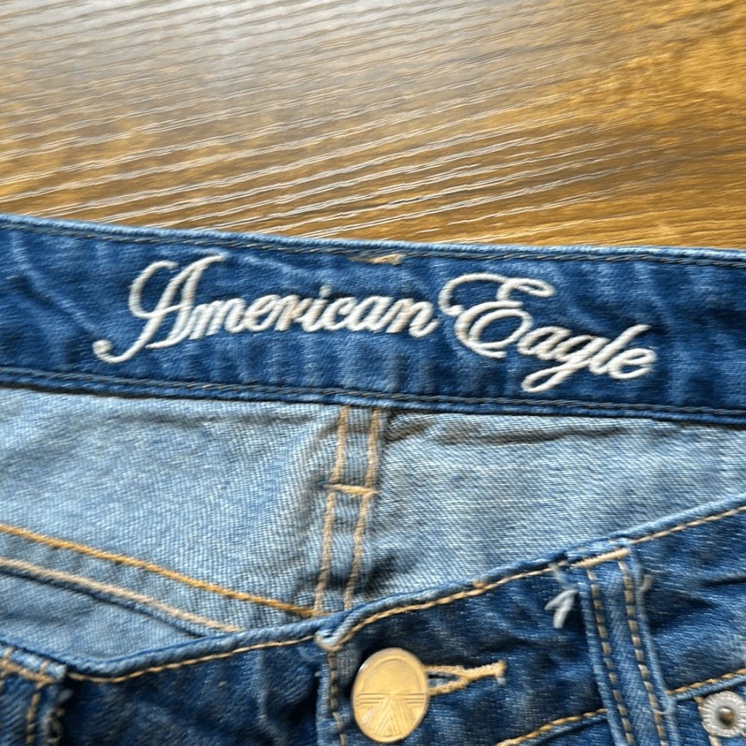 American Eagle Outfitters American Eagle AE Shorts Cut-Off Distressed 0 Women Blue Jeans Shorts Size 25" / US 0 / IT 36 - 7 Thumbnail