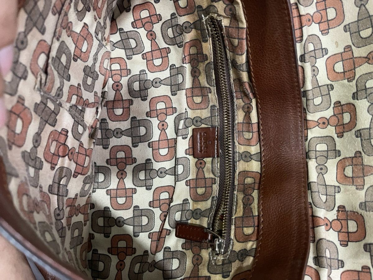 Gucci Vintage Gucci Monogram Leather Shoulder Bag Size ONE SIZE - 10 Thumbnail