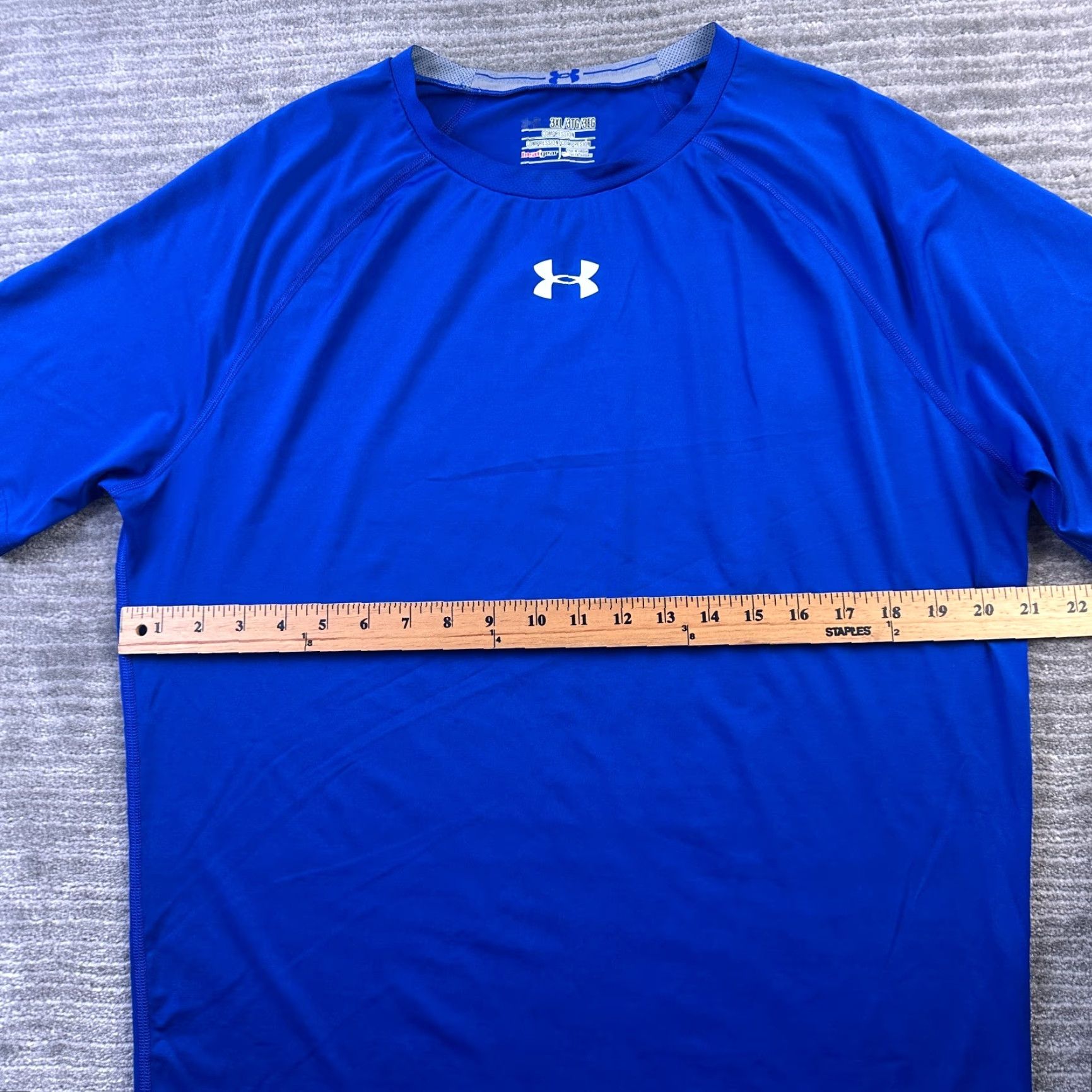 Under Armour Under Armour Shirt Mens 3XL Blue Compression HeatGear Size US XXL / EU 58 / 5 - 7 Thumbnail