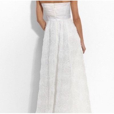 Adrianna Papell Adrianna Papell strapless rosette Sweetheart neckline Long G Size S / US 4 / IT 40 - 2 Thumbnail