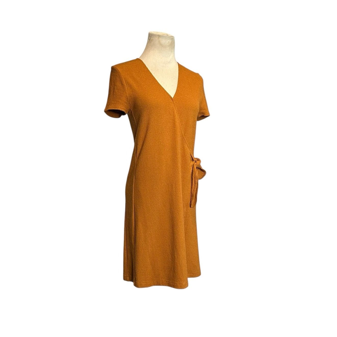 Madewell Madewell Golden Pecan faux wrap mini dress size XS Size XS / US 0-2 / IT 36-38 - 15 Thumbnail