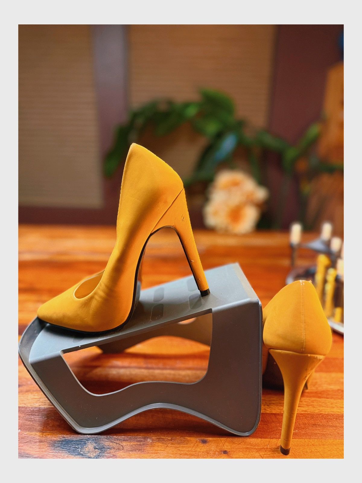 Other Chic Mustard Yellow Stiletto Heels Size US 6 / IT 36 - 3 Thumbnail