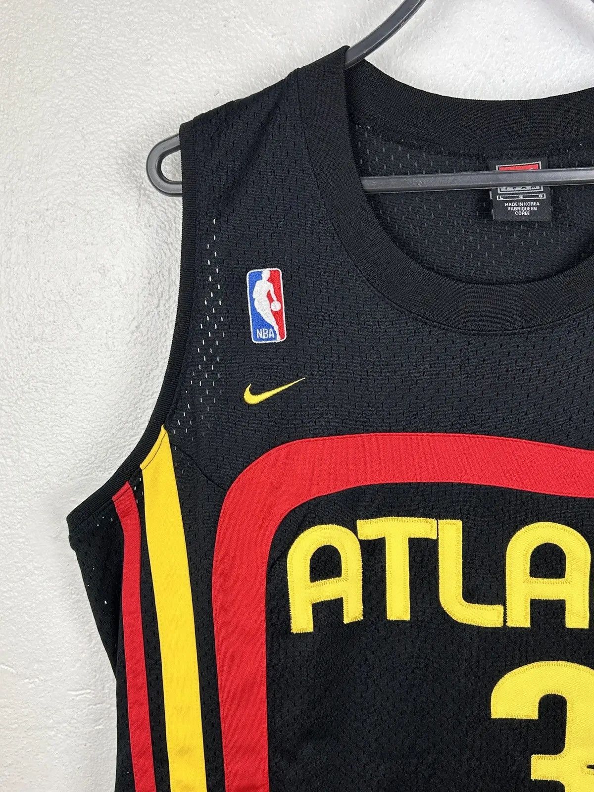 NBA Vintage Nike Atlanta Hawks Shareef Abdur-Ragim Nba Jersey Size US L / EU 52-54 / 3 - 2 Thumbnail