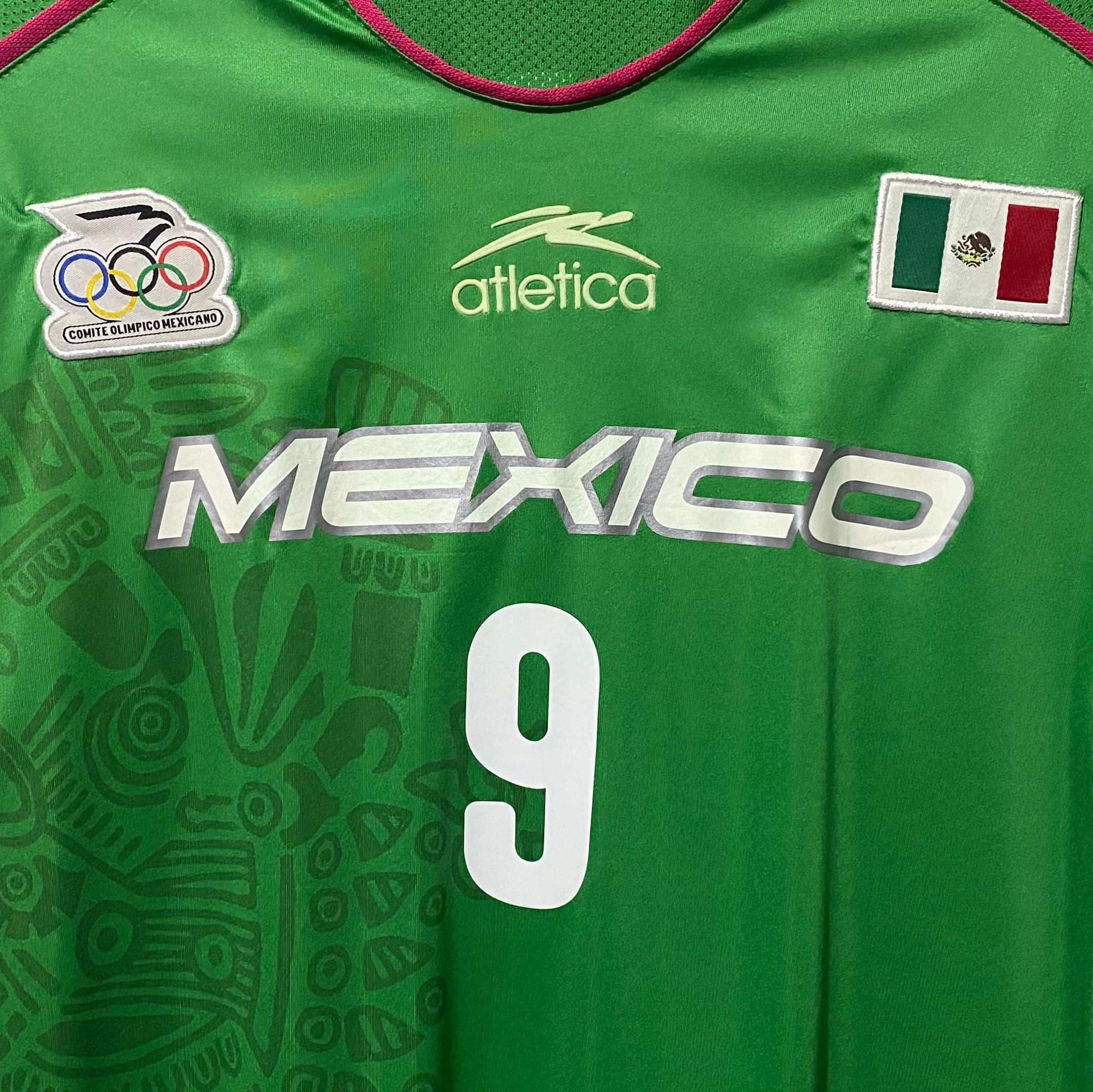 Atletica Mexico Olympic Athen 2004 Home Jersey Omar Bravo Size US M / EU 48-50 / 2 - 3 Thumbnail