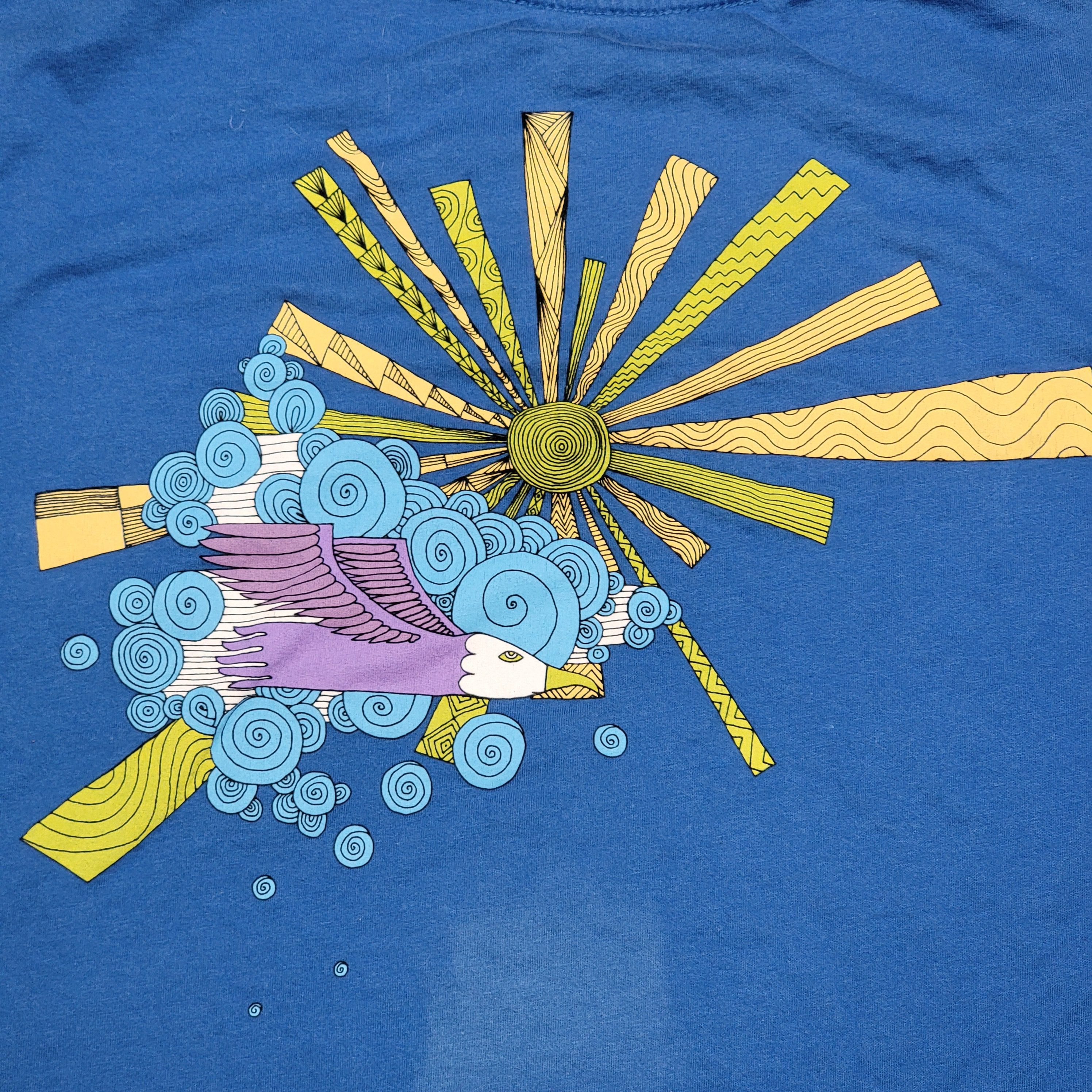 Patagonia Patagonia SS Blue Tee Sun & Eagle - Size XL* Size M / US 6-8 / IT 42-44 - 2 Thumbnail