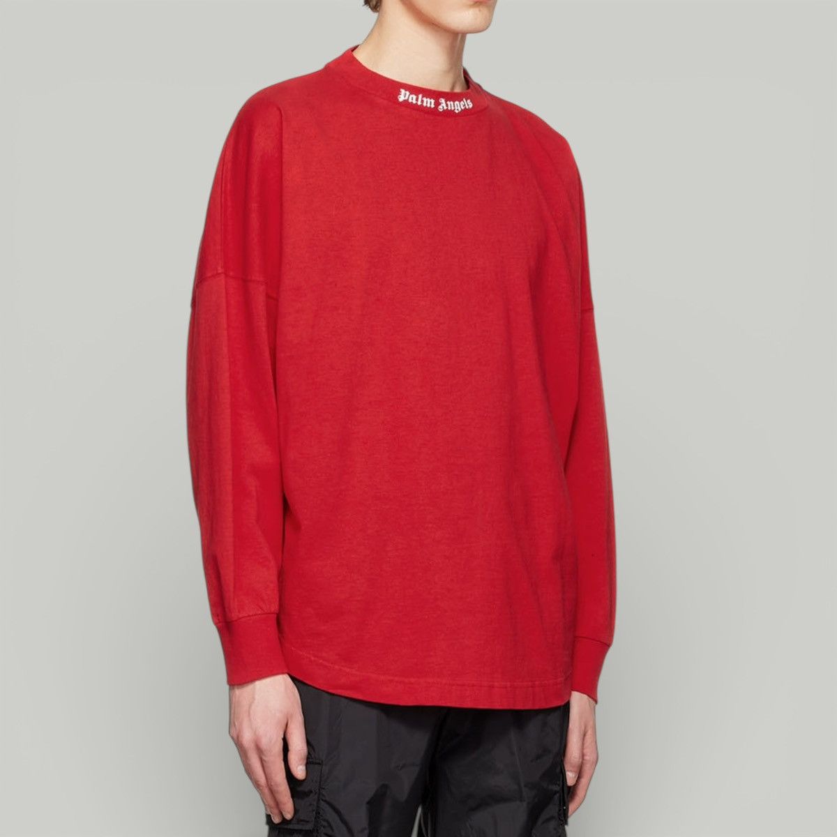 Palm Angels Palm Angels Red Logo Longsleeve T-shirt *NEW* Size US XL / EU 56 / 4 - 8 Thumbnail