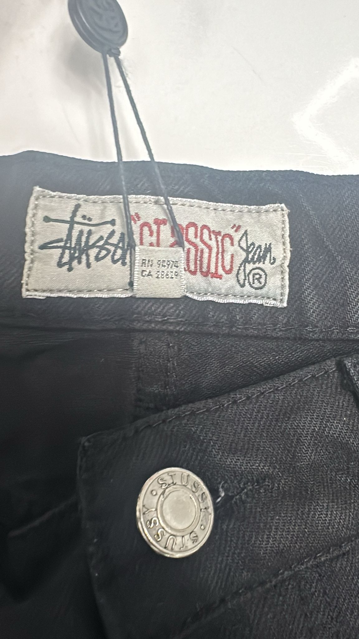 Stussy × Vintage Stüssy Classic Jean Size 30 Black Size US 30 / EU 46 - 6 Thumbnail