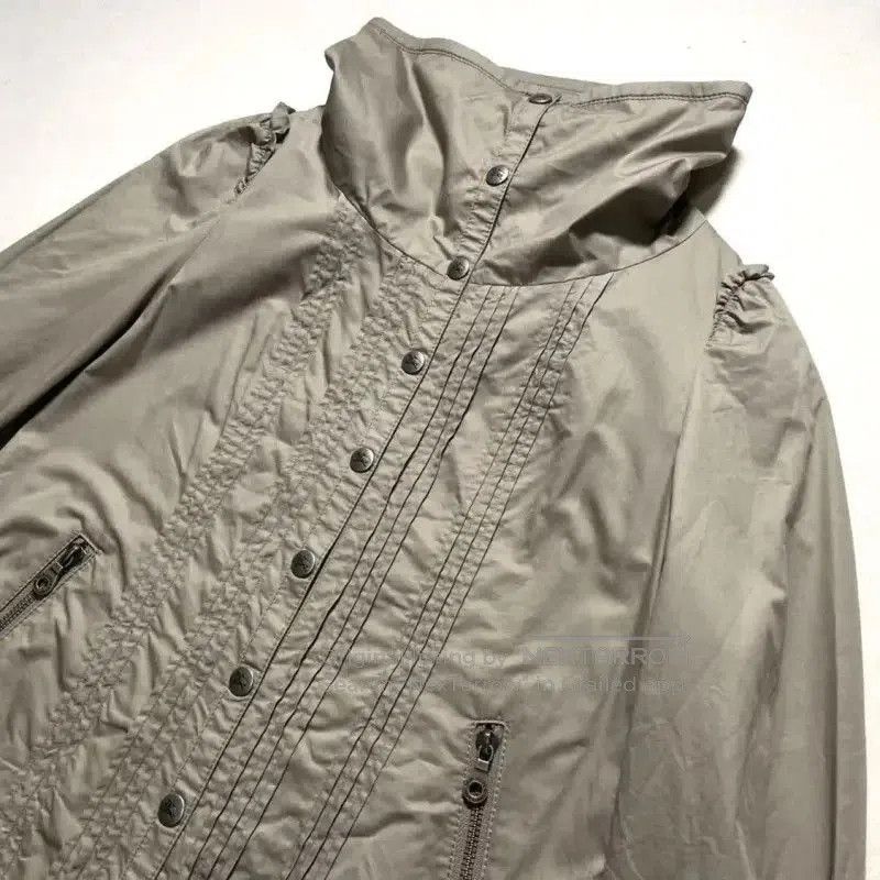 Burberry Burberry Silver Cotton Mid-Length Coat. Size M / US 6-8 / IT 42-44 - 2 Thumbnail