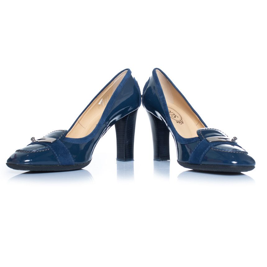Tod's Tod’s, patent leather loafer pump Size US 8.5 / IT 38.5 - 5 Thumbnail