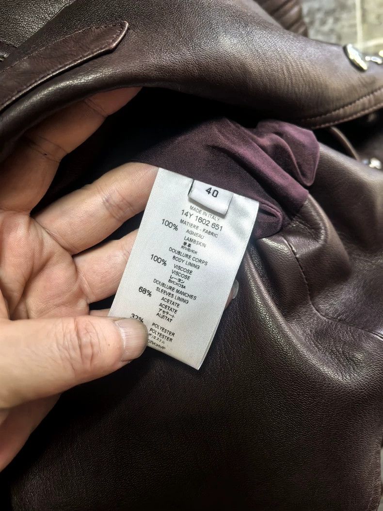 Givenchy Givenchy Sise40 Women's Biker Leather Jacket, Size 40, Ches Size L / US 10 / IT 46 - 5 Thumbnail
