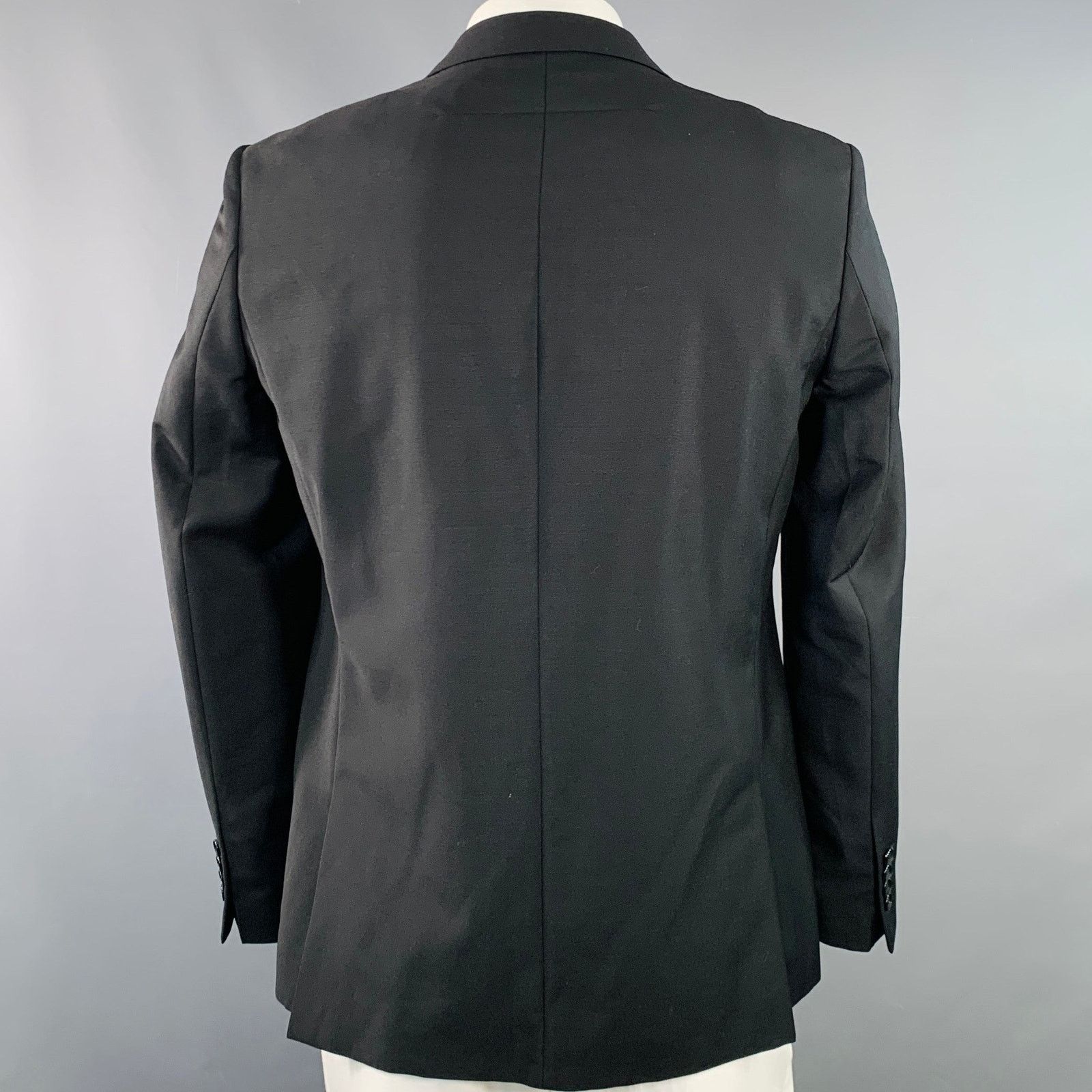 Givenchy GIVENCHY Wool Mohair Star Stripe Notch Lapel Sport Coat Size 44R - 4 Thumbnail