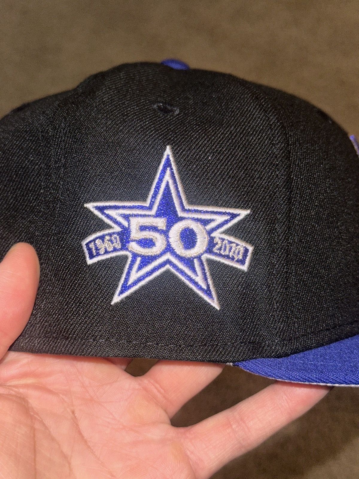 Hat Club × MyFitteds × New Era HAT CLUB Dallas Cowboys 50th Anniversary Side Patch Size 7 Size ONE SIZE - 3 Thumbnail