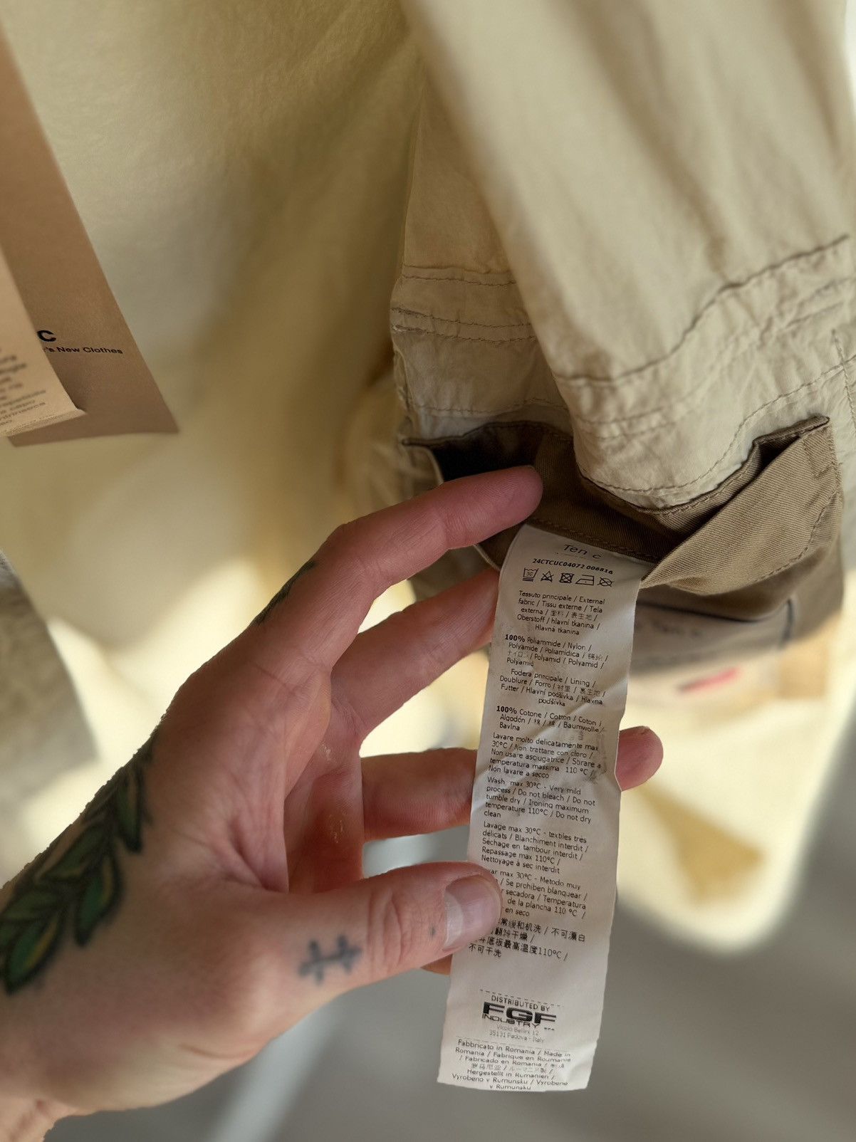 Ten C Ten C Mid Layer overshirt jacket shirt M L Japanese luxury Size US M / EU 48-50 / 2 - 18 Thumbnail