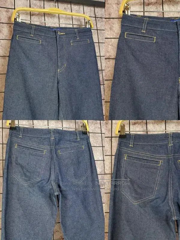 Other Burberry Blue Cotton Blend Casual Pants. Size 23" - 4 Thumbnail