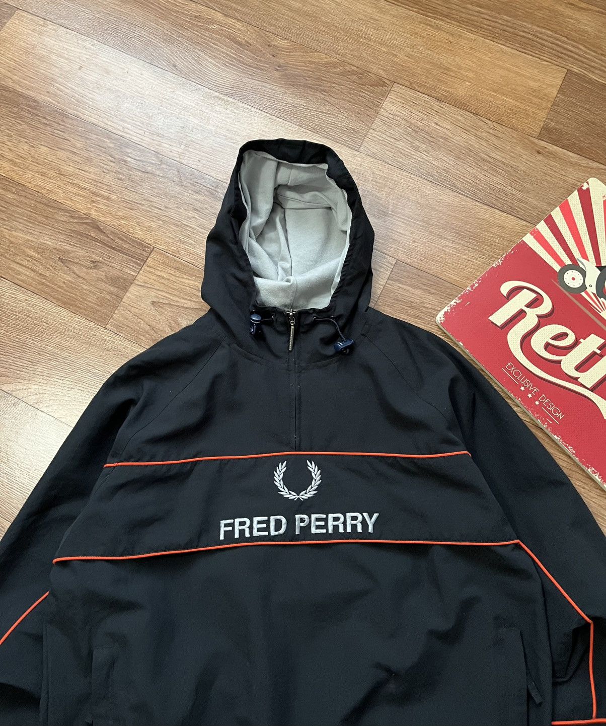 Fred Perry Vintage Fred Perry Big Logo Y2K 1/3 Zip Anorak Jacket Size US S / EU 44-46 / 1 - 3 Thumbnail