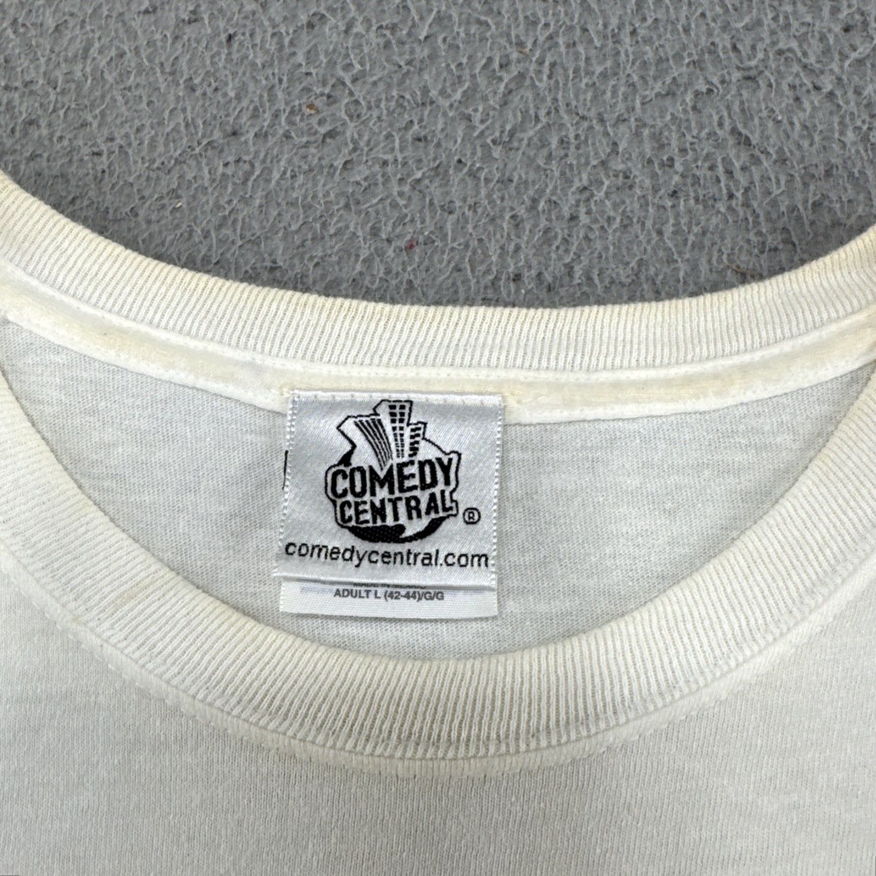 Vintage VINTAGE Comedy Central South Park T-Shirt Men L White 100% Cotton Crew Neck Graphic Tee Kenny Cartman Chef 2000-2009 Size US L / EU 52-54 / 3 - 5 Thumbnail