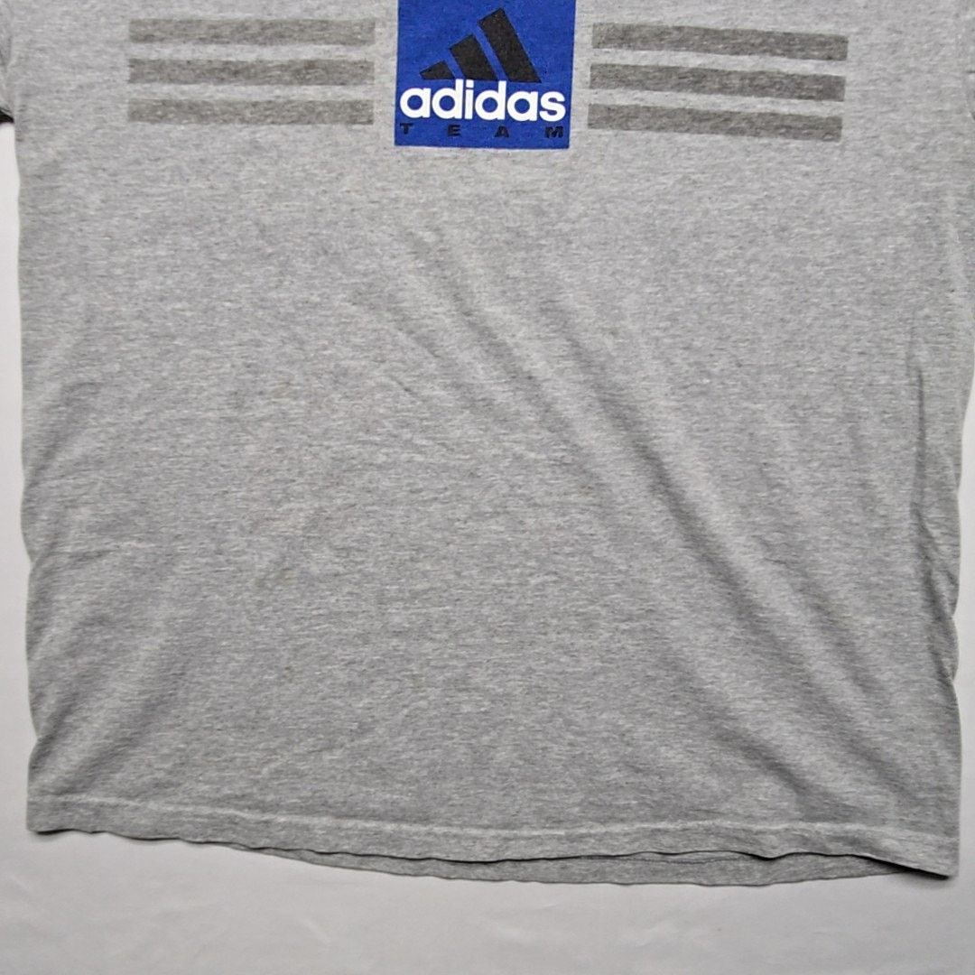 Adidas Vintage Adidas Team Graphic Tee True to Athlete Gray L Tee Size US L / EU 52-54 / 3 - 6 Thumbnail