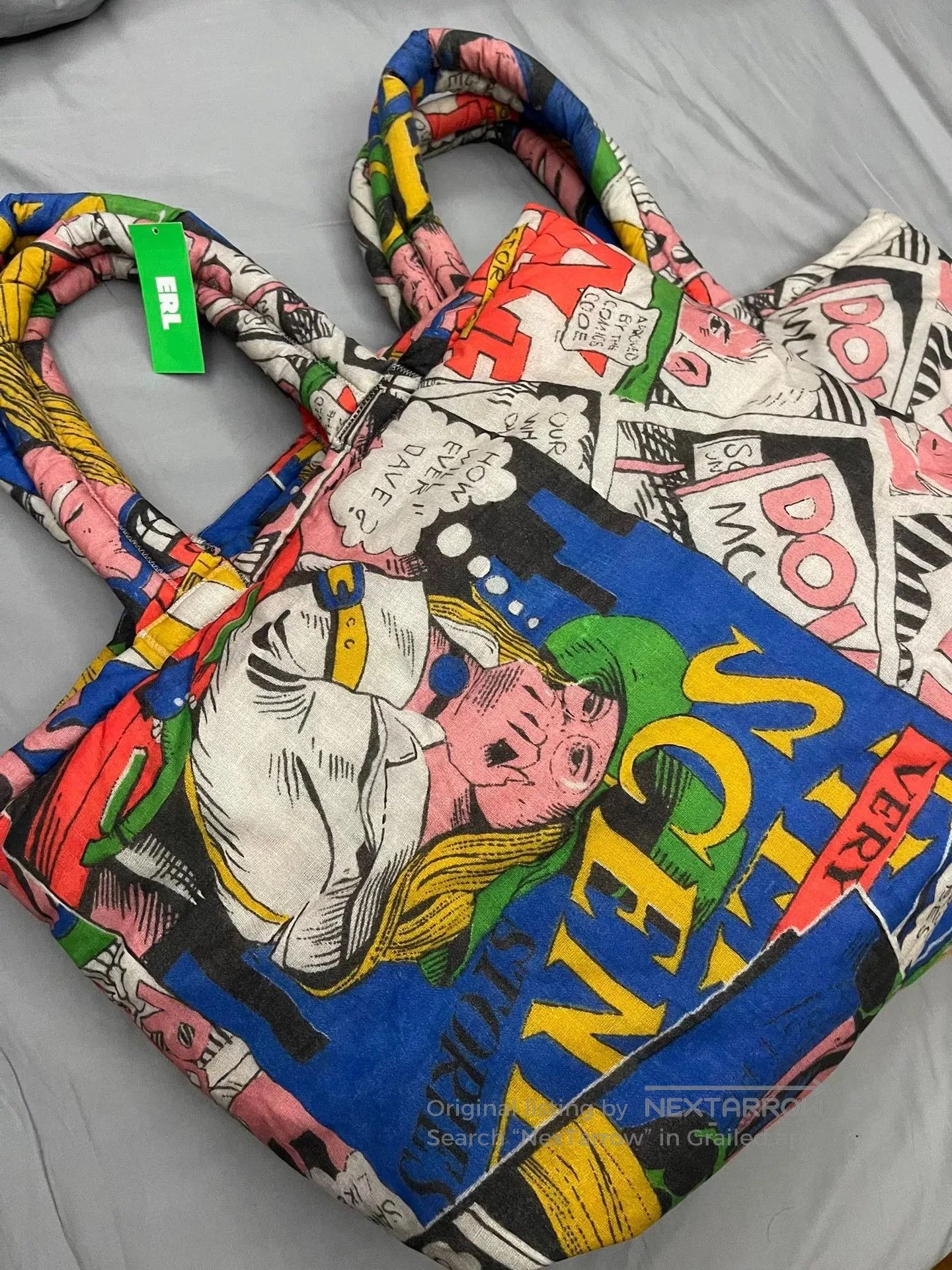 ERL ERL 2023 Comic Padded Down Tote. Size ONE SIZE - 2 Thumbnail