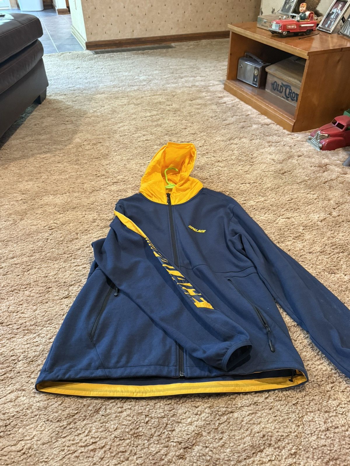 Palace Palace Blue yellow zip up hoodie Size US L / EU 52-54 / 3 - 3 Thumbnail