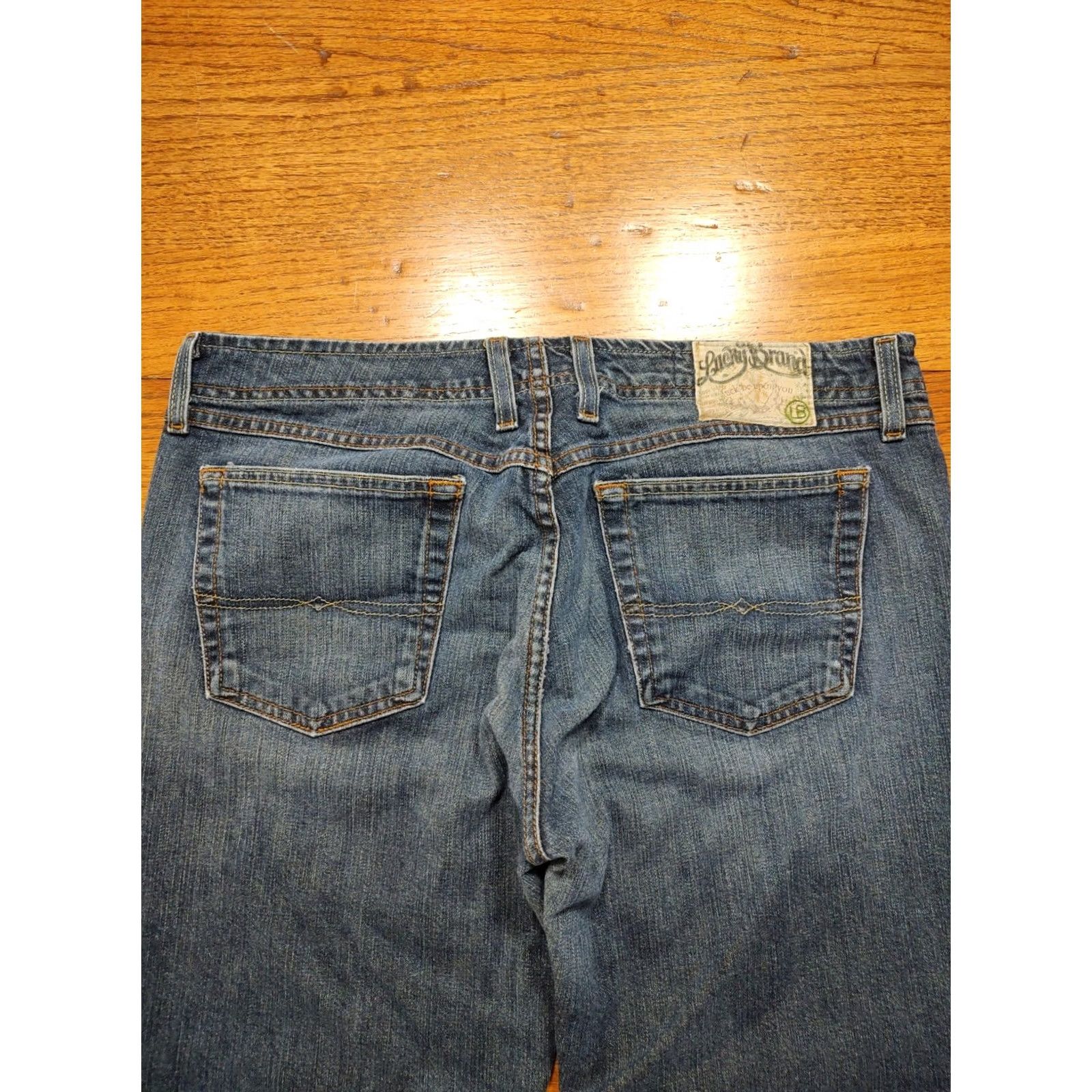 Lucky Brand VINTAGE Lucky Brand Jeans Womens Bootcut 5-Pocket Denim USA Blue 30 Inseam 14 X 30 Inseam? Size 36" / US 14 / IT 50 - 3 Thumbnail