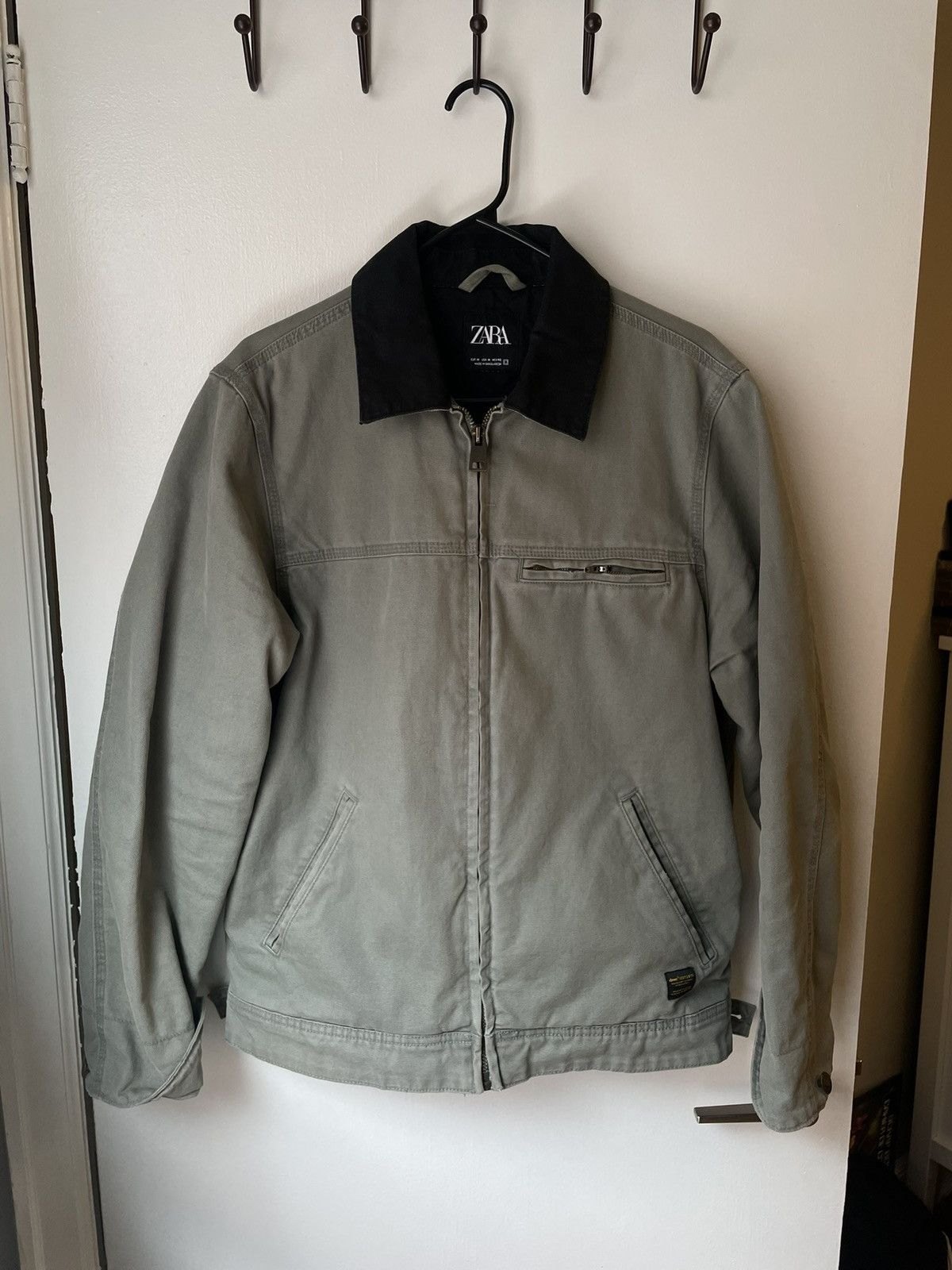 Zara Zara Detroit Style Canvas Jacket Size US M / EU 48-50 / 2 - 1 Thumbnail