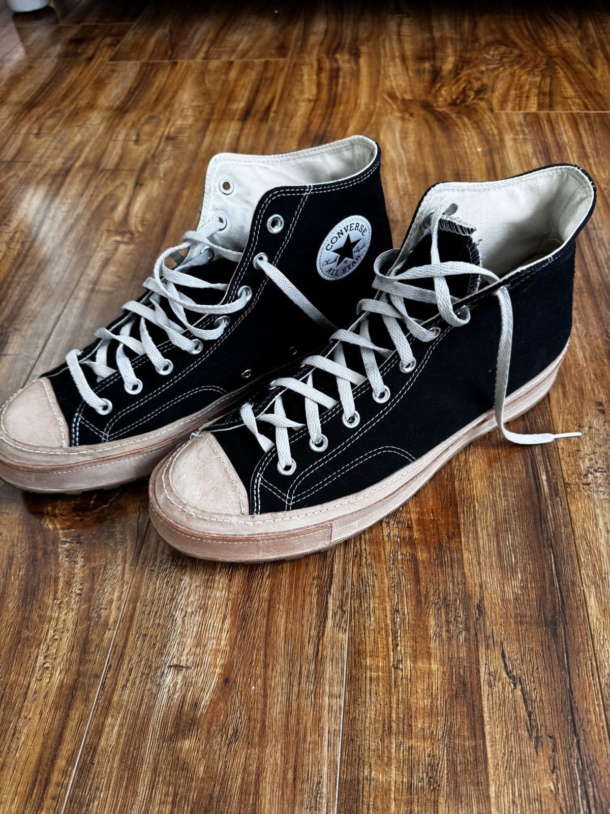 Converse Custom Chuck Taylor Handmade Leather Resole vibram Grailed