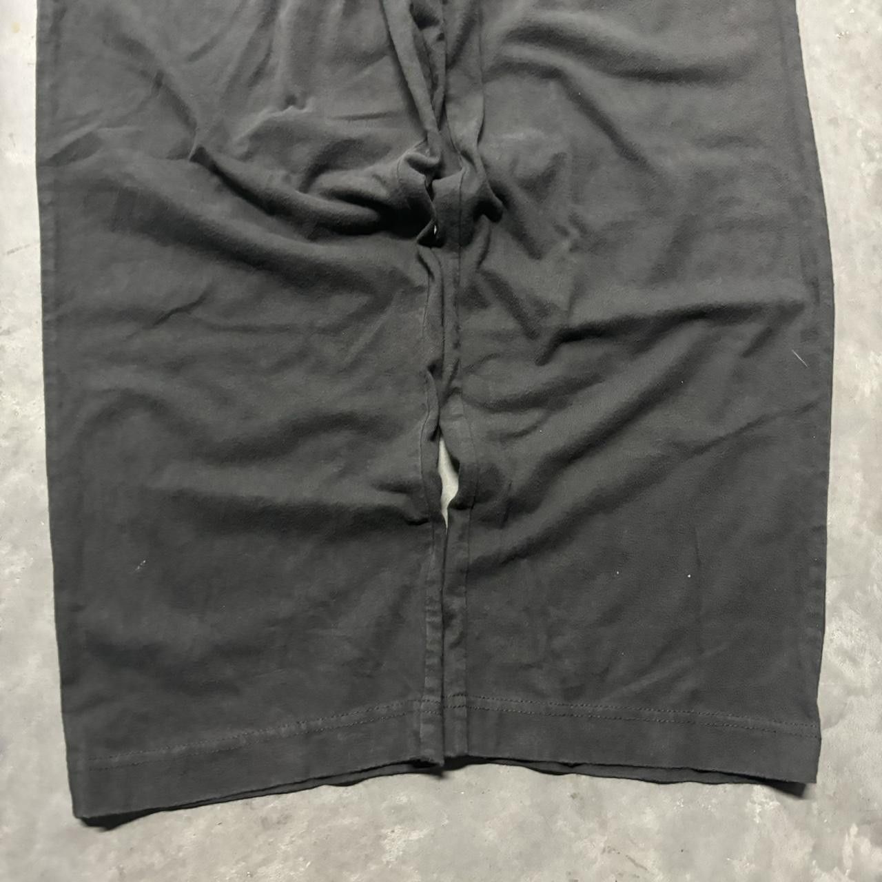 Japanese Brand × Vintage Crazy Vintage Y2K/2000s Baggy Dark Grey Skater Essential Sweatpants! Size US 34 / EU 50 - 5 Thumbnail