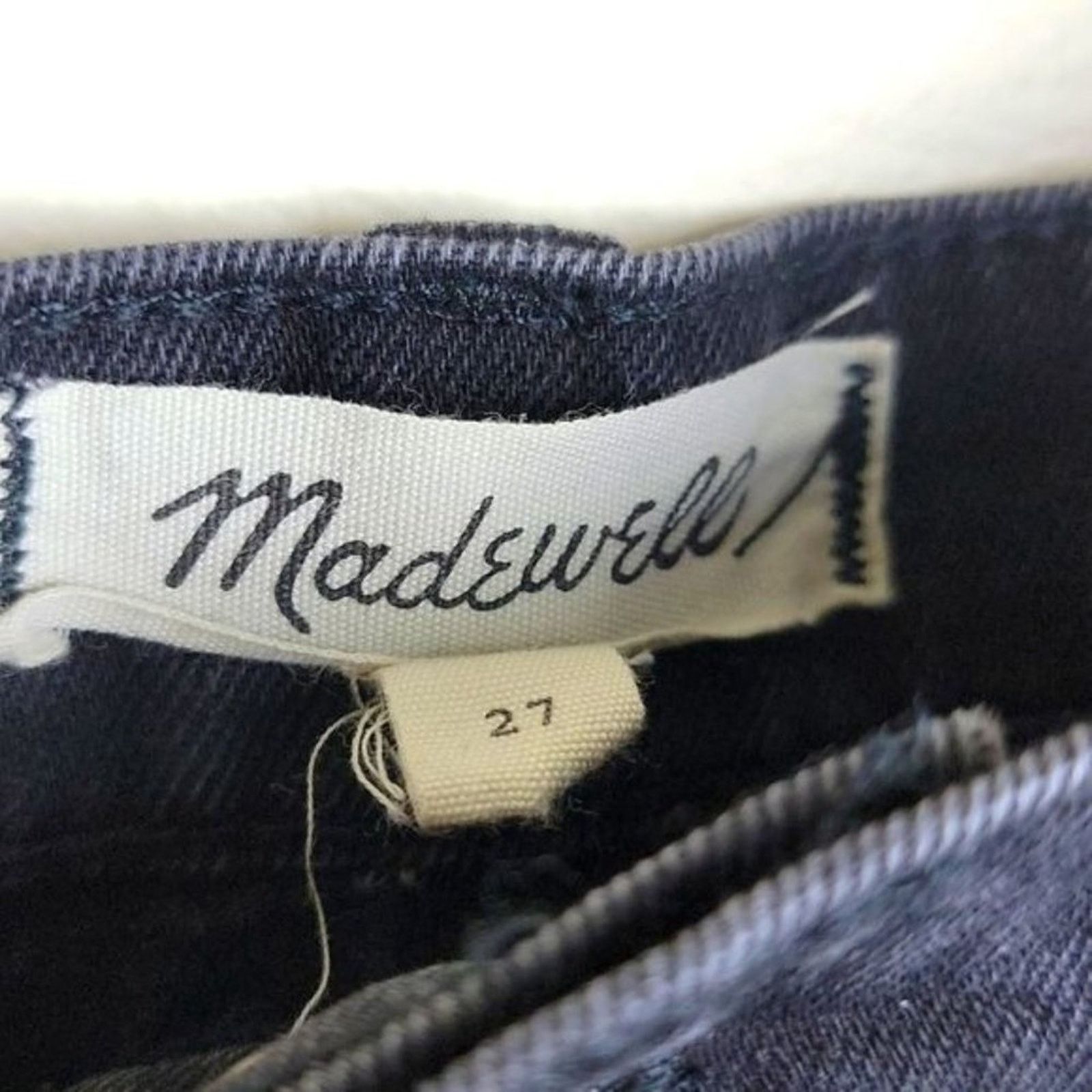 Madewell Madewell Denim Mini Skirt Fringe Hem Size 27" / US 4 / IT 40 - 4 Thumbnail