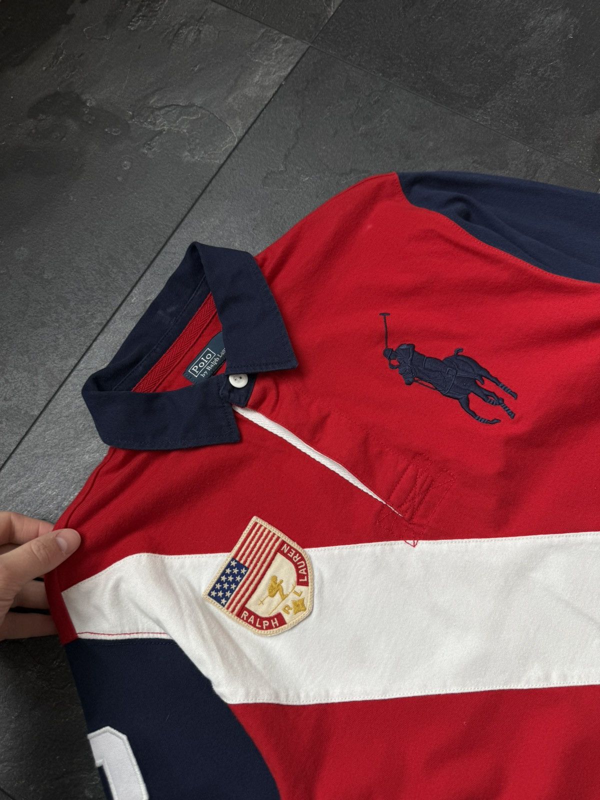 Polo Ralph Lauren × Vintage Vintage polo Ralph Lauren rugby long sleeve Size US XS / EU 42 / 0 - 2 Thumbnail