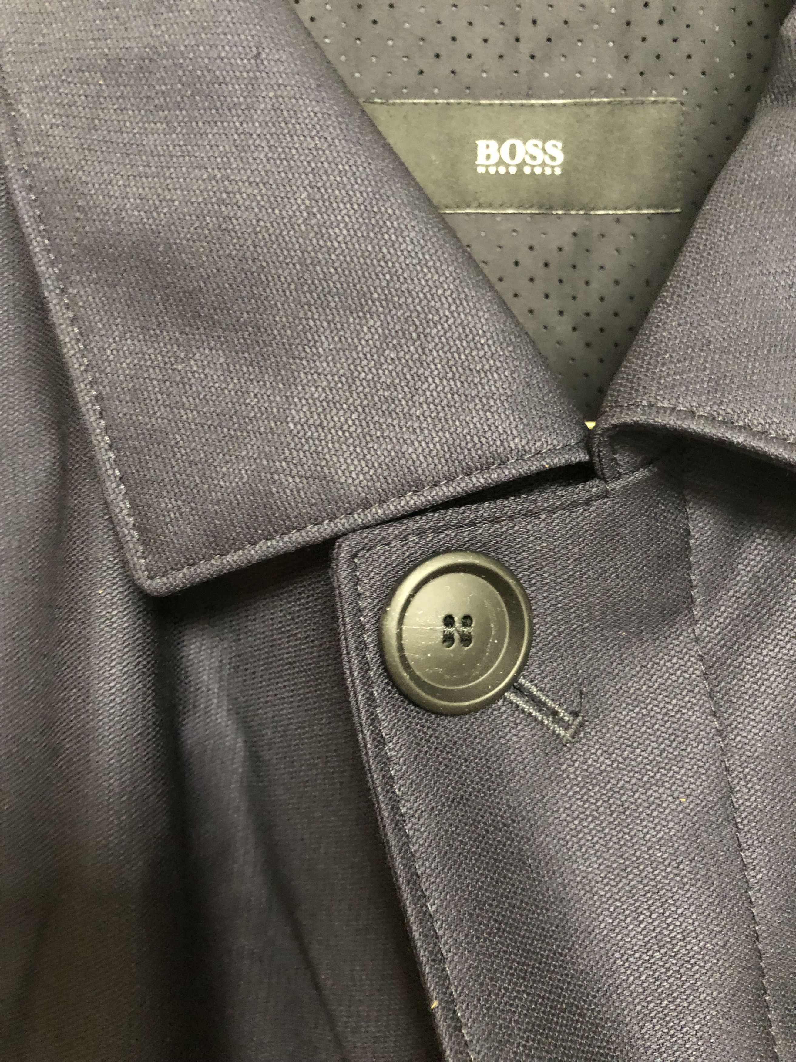 Hugo Boss Boss Marzotto Virgin Wool Car Coat Water Wind Repellent Size US L / EU 52-54 / 3 - 10 Thumbnail
