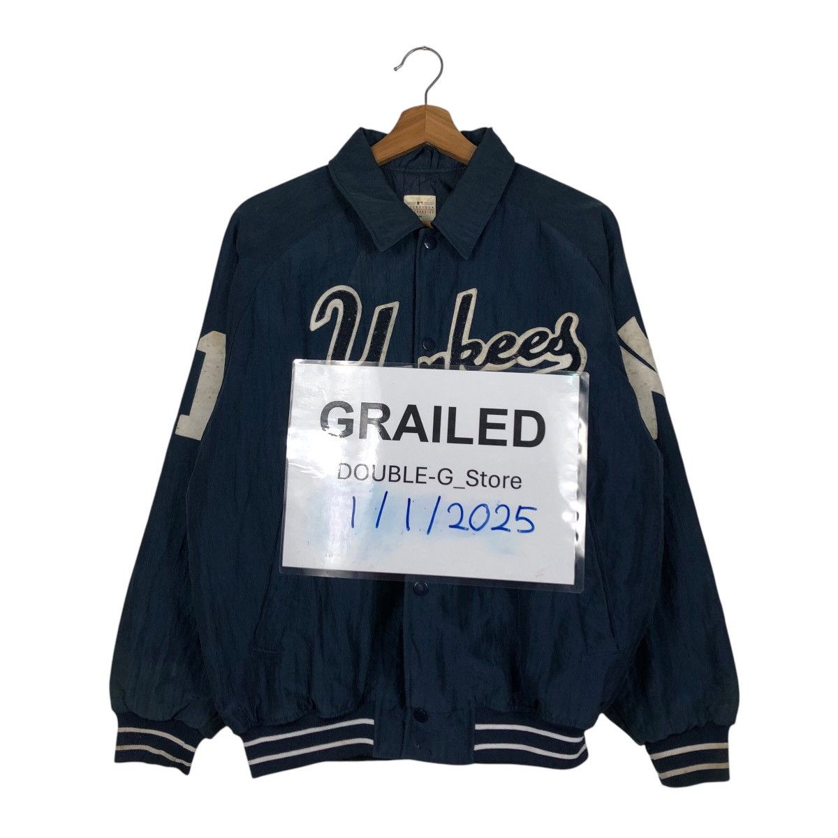 Vintage 📌Vintage Bomber Jacket Yankees Mlb New York Big Logo Size US M / EU 48-50 / 2 - 1 Thumbnail