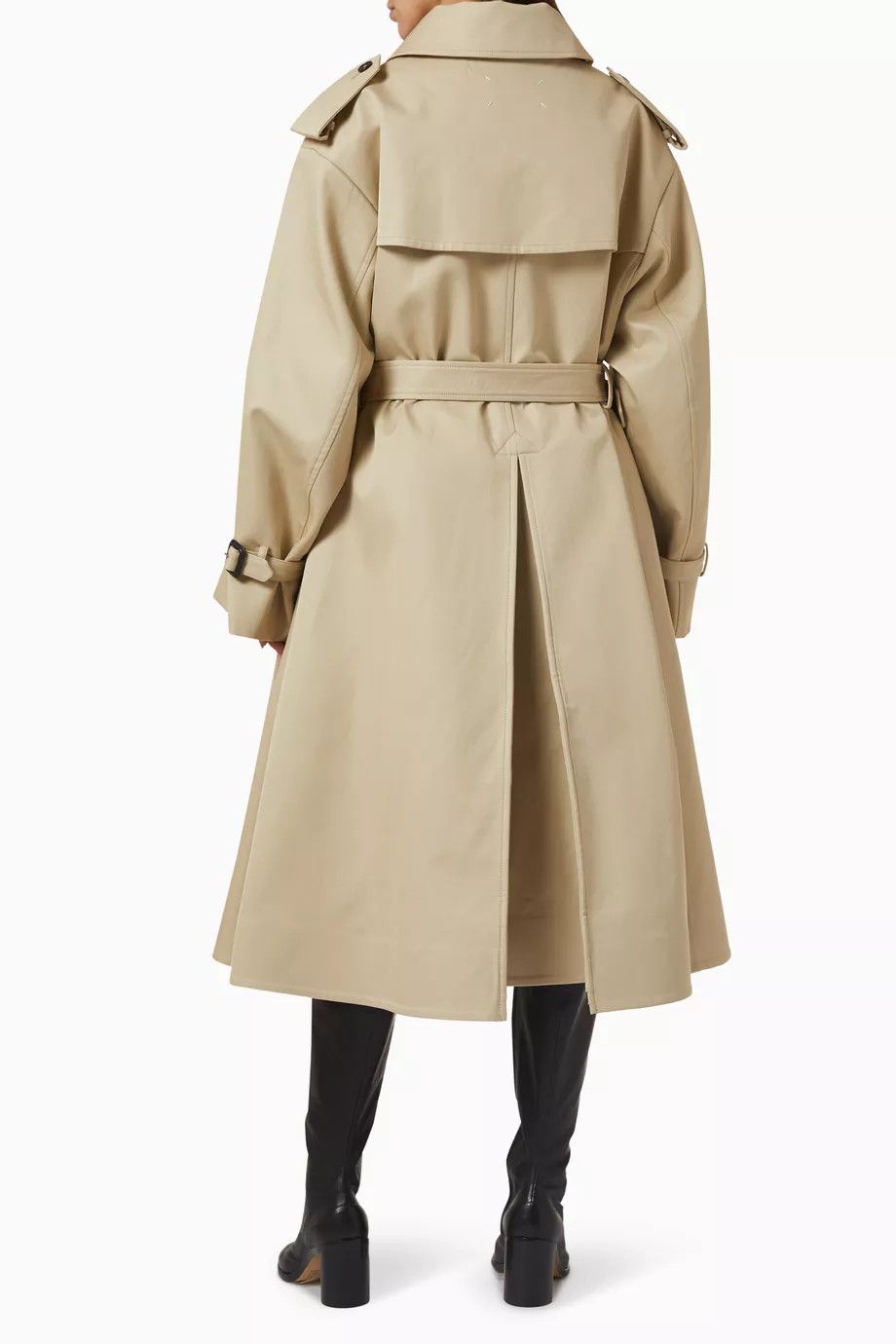Maison Margiela o1y0625 Trench Coat in Beige Size XS / US 0-2 / IT 36-38 - 3 Thumbnail