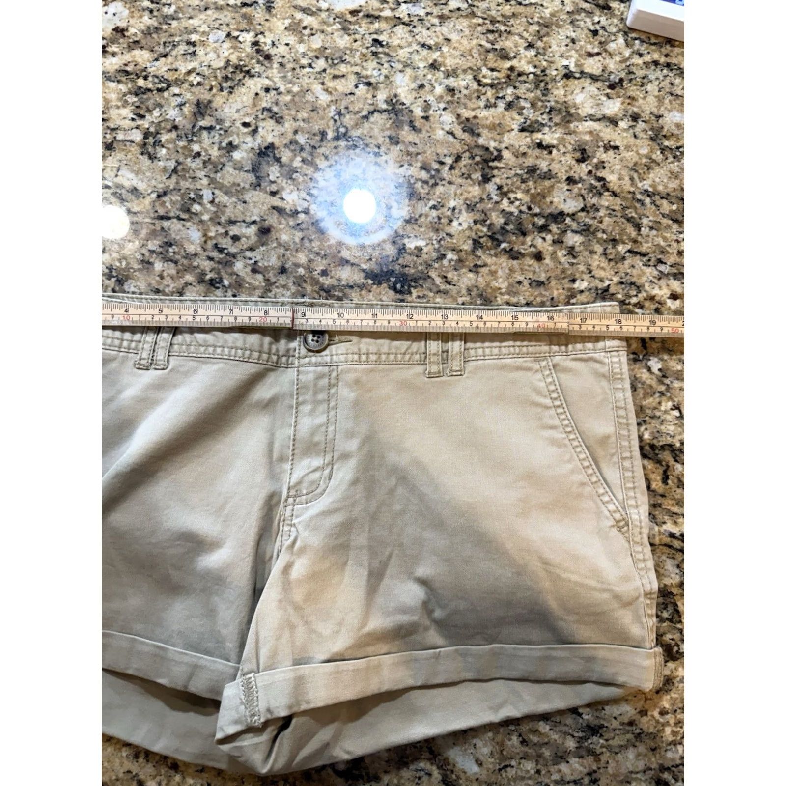 Mossimo VINTAGE Mossimo Shorts Women Midi Chino Beige 12 12 Size 34" / US 12 / IT 48 - 4 Thumbnail