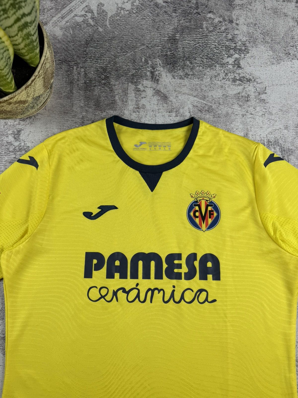 Joma Villareal 2023/2024 Home La Liga Football Jersey Shirt Tee Size US L / EU 52-54 / 3 - 6 Thumbnail