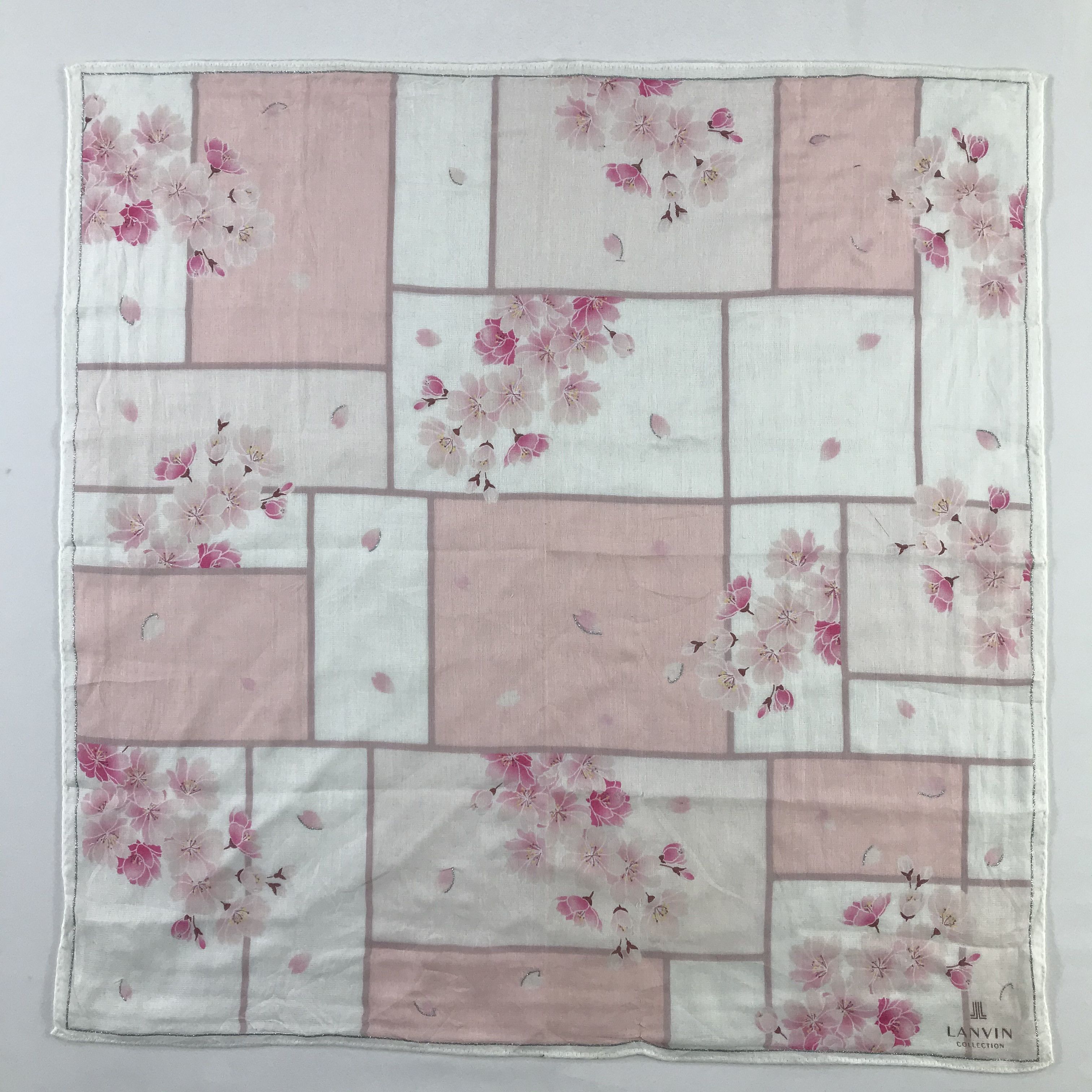 Lanvin × Vintage Lanvin Bandana / Handkerchief / Neckerchief - S960 Size ONE SIZE - 1 Thumbnail