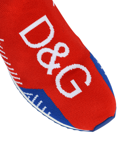Dolce & Gabbana o1y0125 Logo Hi-Top Sneakers in Multicolor Size US 6 / EU 39 - 4 Thumbnail