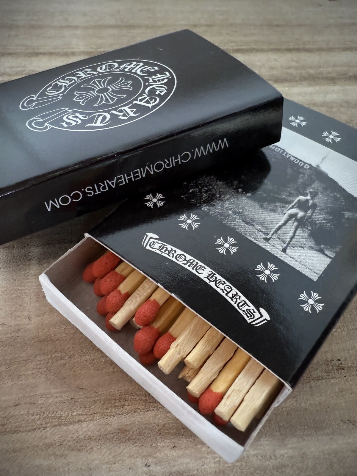 Chrome Hearts  マッチ箱 AUTHENTIC BRAND NEW CHROME HEARTS MATCHES 1 BOX MATCH STICKS