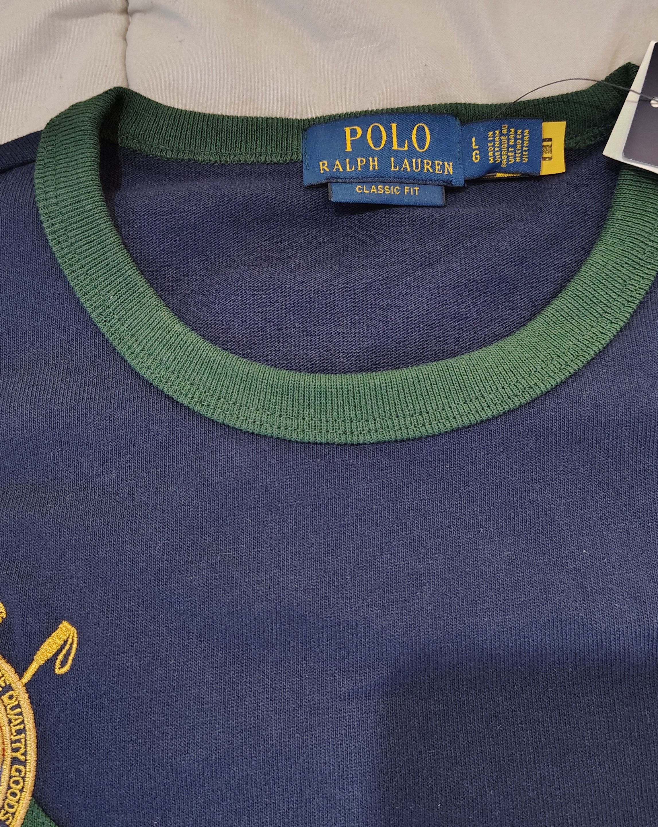 Polo Ralph Lauren Polo Ralph Lauren Crest Tee Navy Green NWT Size Large Size US L / EU 52-54 / 3 - 5 Thumbnail