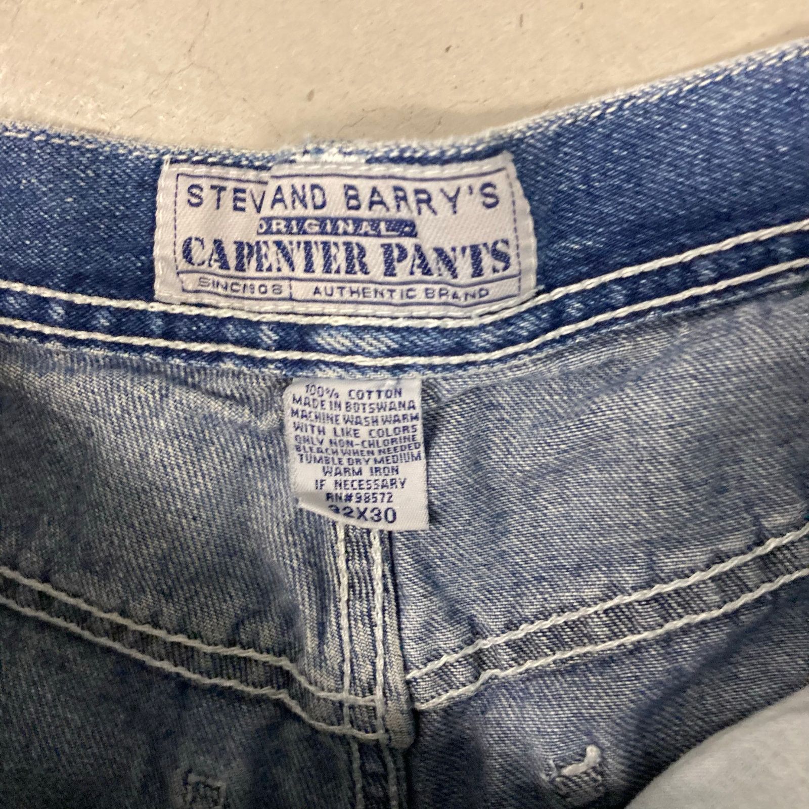 Vintage Baggy y2k Steve and Barrys carpenter Cargo Pants 32x30 Size US 32 / EU 48 - 4 Thumbnail